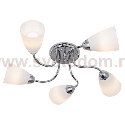 Люстра эконом на 5 ламп 50785/5CR WT