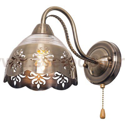 Светильник бра классическое Экономсвет 50791/1wAB WT+AB