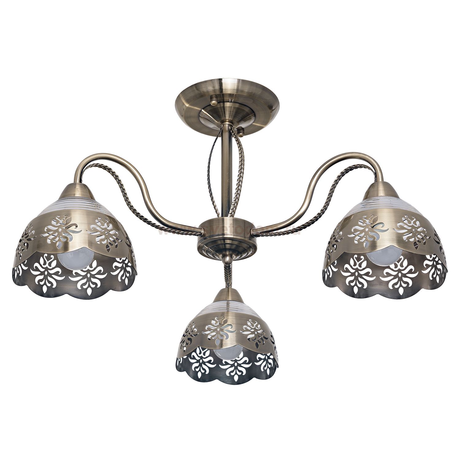 Светильник ЭкономСвет 50791/3AB WT+AB