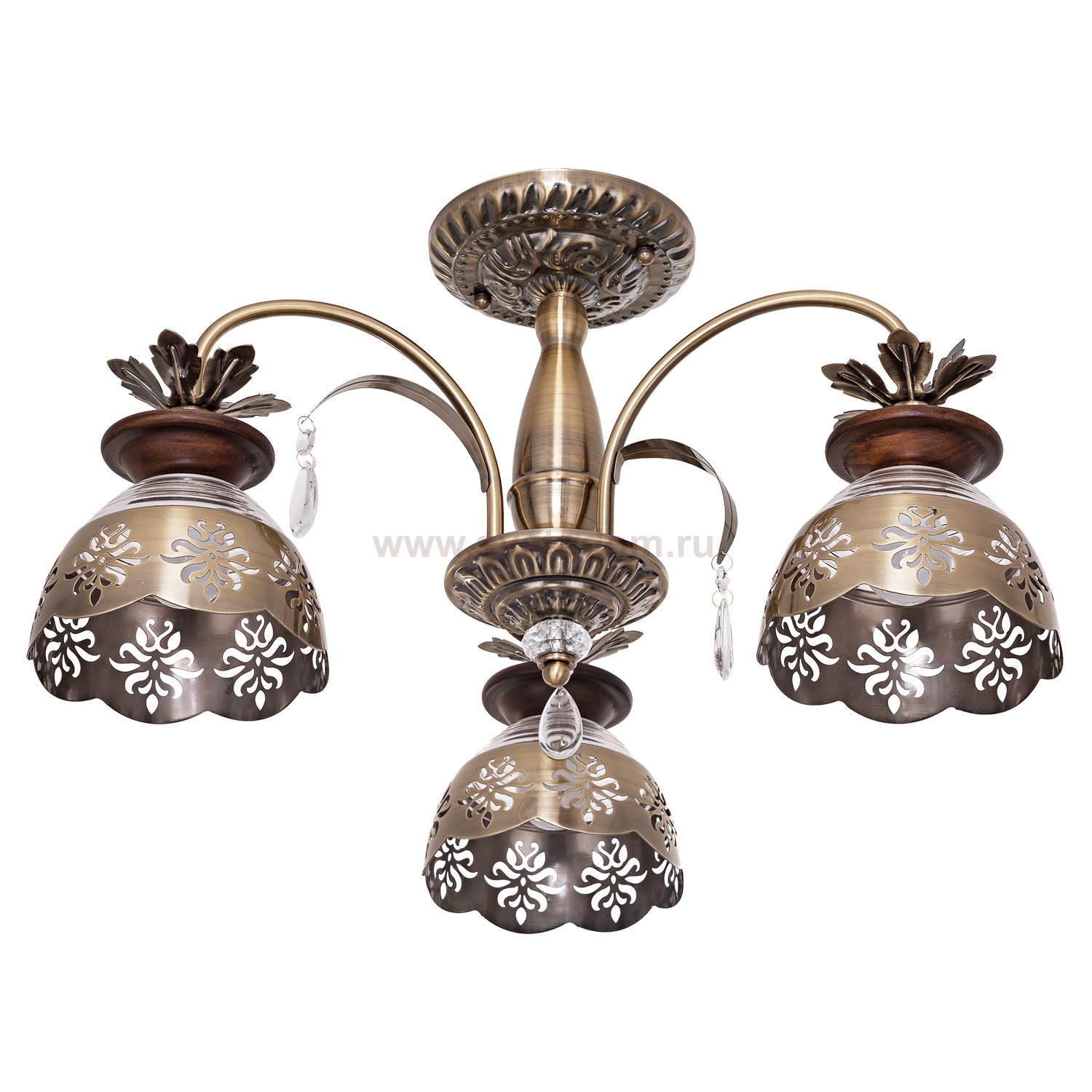 Светильник ЭкономСвет 50808/3AB AB+CL