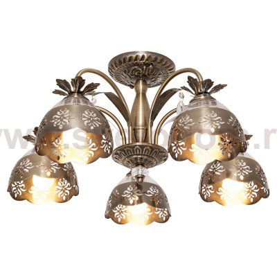 Люстра классическая Экономсвет 50808/5AB AB+CL