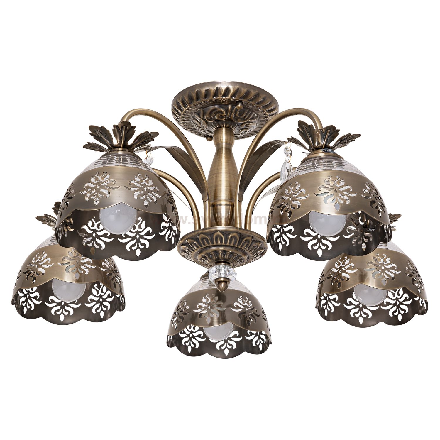 Люстра классическая Экономсвет 50808/5AB AB+CL