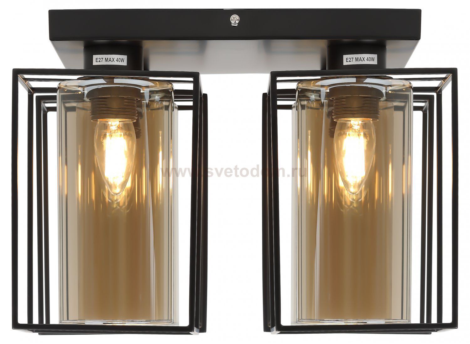 Светильник потолочный Rivoli Leonie 5081-304 4 * Е27 40 Вт лофт кантри