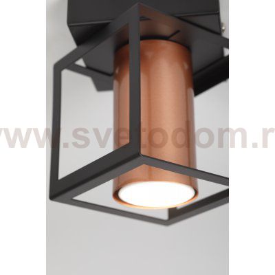 Светильник потолочный Rivoli Raffaela 5082-201 1 * GU10 25 Вт накладной для натяжных потолков лофт - кантри