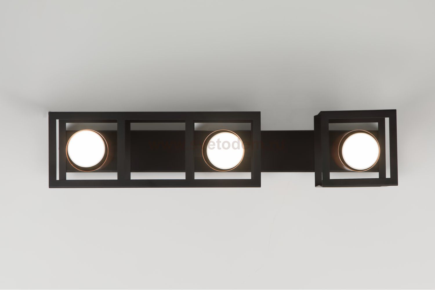 Светильник потолочный Rivoli Raffaela 5082-303 3 * GU10 25 Вт накладной для натяжных потолков лофт - кантри