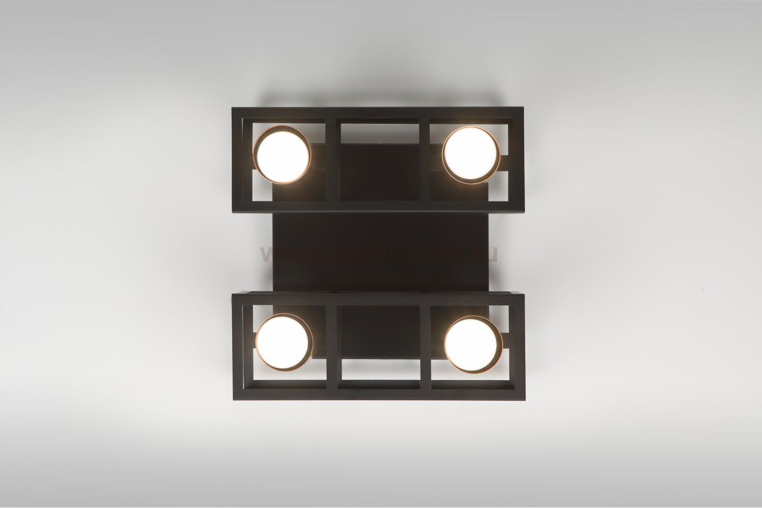 Светильник потолочный Rivoli Raffaela 5082-304 4 * GU10 25 Вт накладной для натяжных потолков лофт - кантри