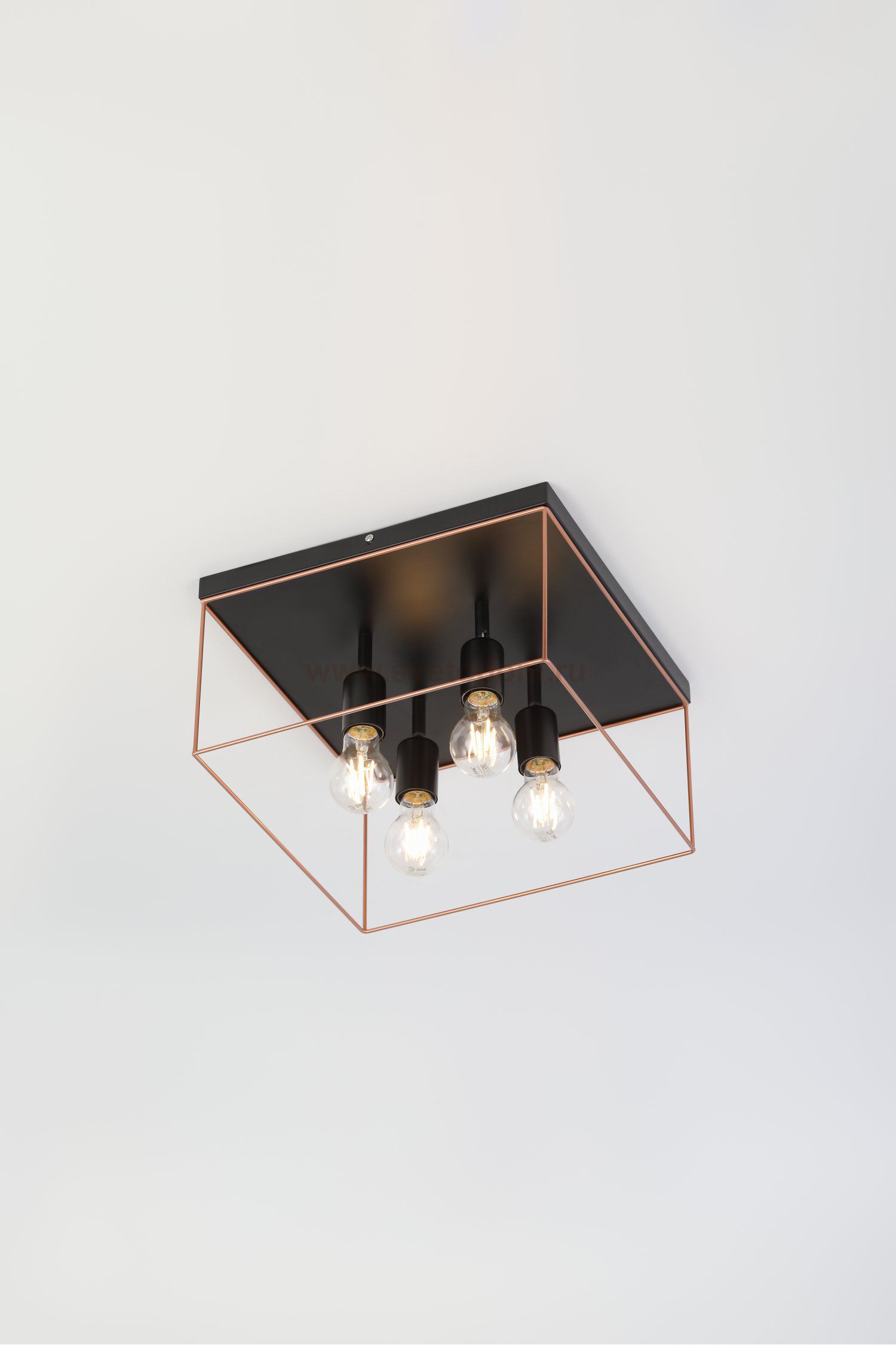 Светильник потолочный Rivoli Teresa 5085-304 4 х Е27 40 Вт лофт - кантри