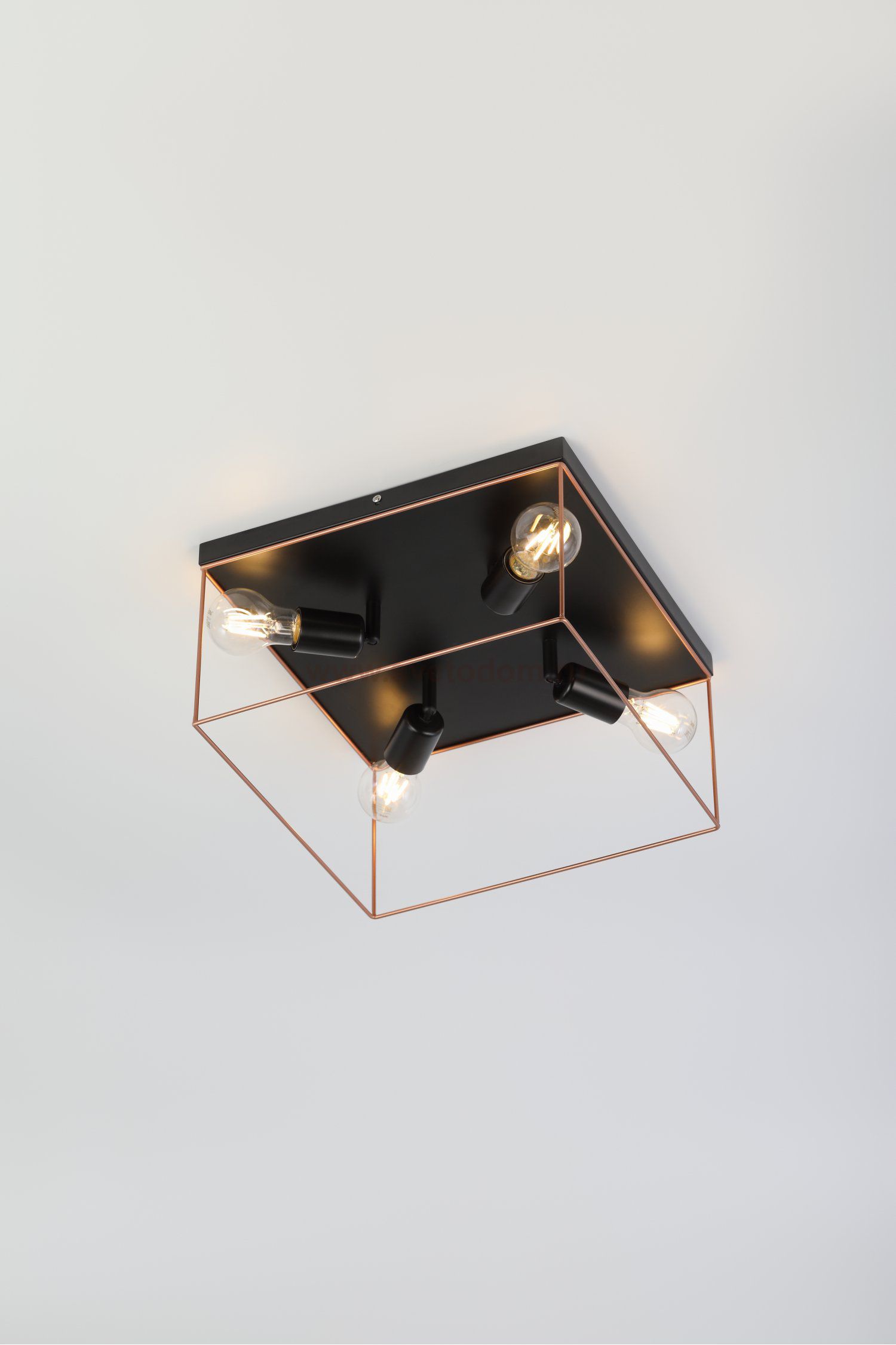 Светильник потолочный Rivoli Teresa 5085-304 4 х Е27 40 Вт лофт - кантри