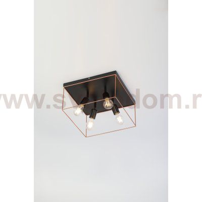 Светильник потолочный Rivoli Teresa 5085-304 4 х Е27 40 Вт лофт - кантри