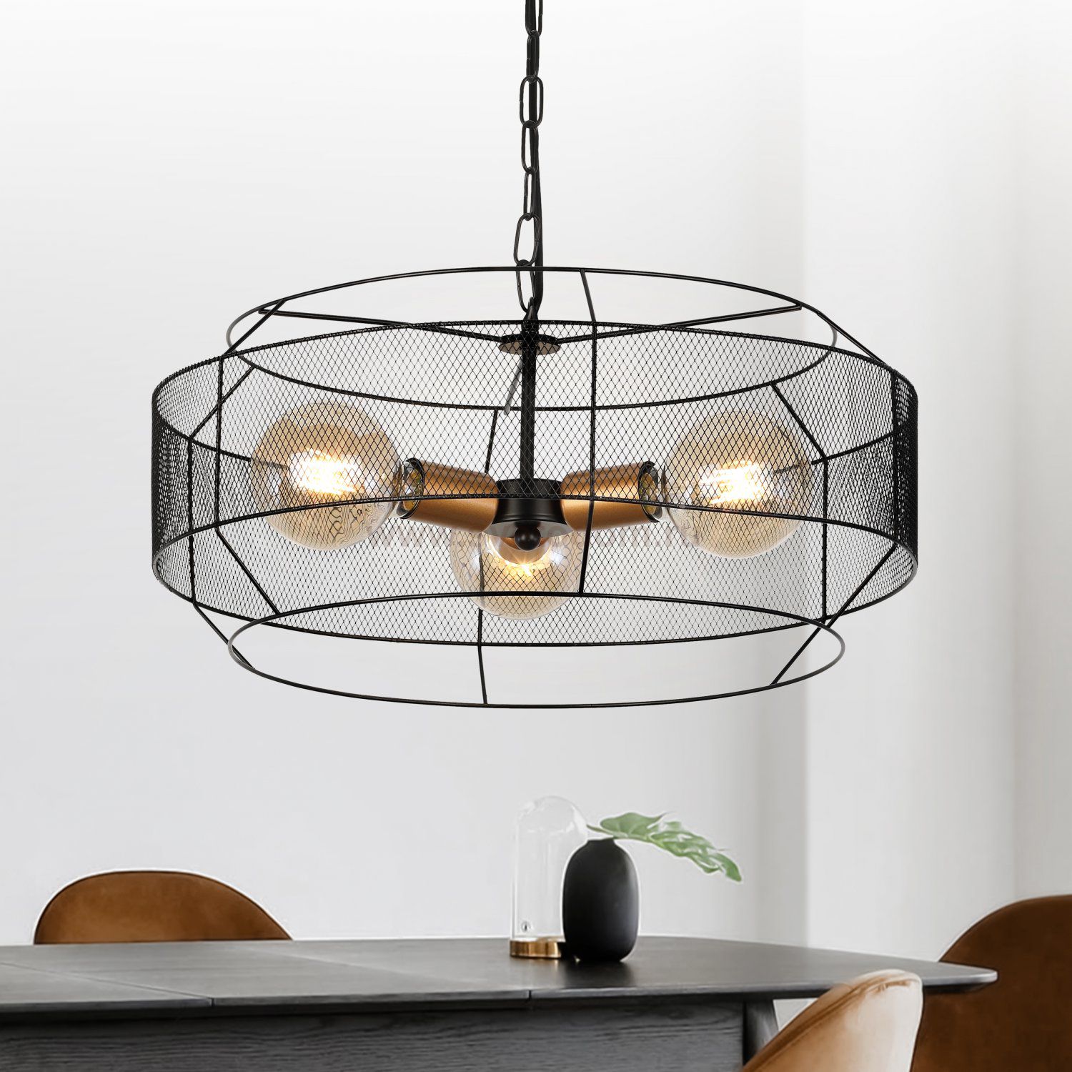 Люстра Rivoli Ermentrud 5086-203 3 х Е27 40 Вт лофт - кантри