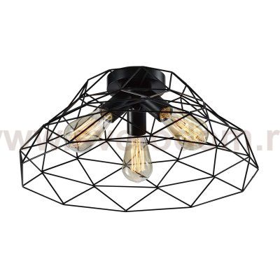 Светильник потолочный Rivoli Molly 5091-203 3 х Е27 40 Вт лофт-кантри для натяжных потолков