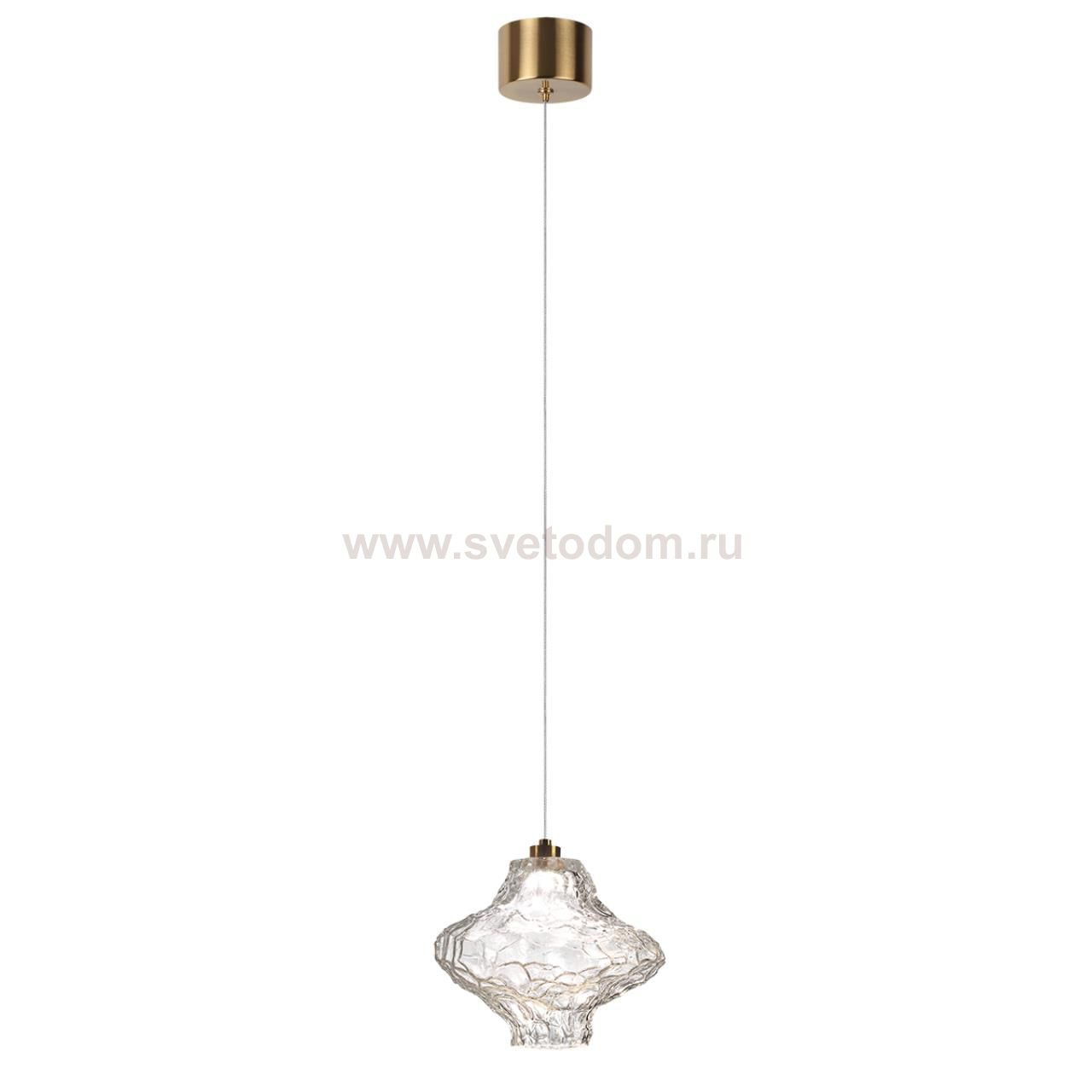 5107/3L L-VISION  ODL26 антич.бронза/прозрачный металл/стекло Подвес LED x 3W 4000K ORDI
