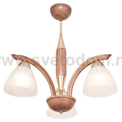 Люстра классическая Экономсвет 5108/3GD+BR WT