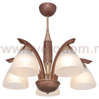 Люстра классическая Экономсвет 5108/5GD+BR WT