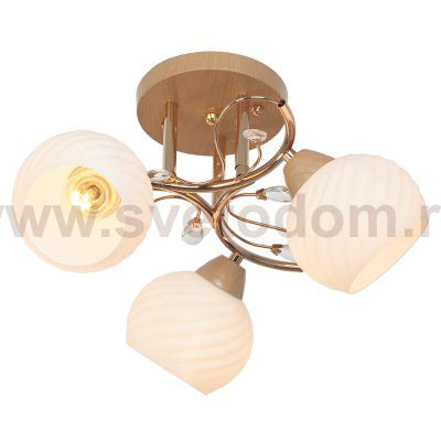 Светильник ЭкономСвет 51158/3FG WT