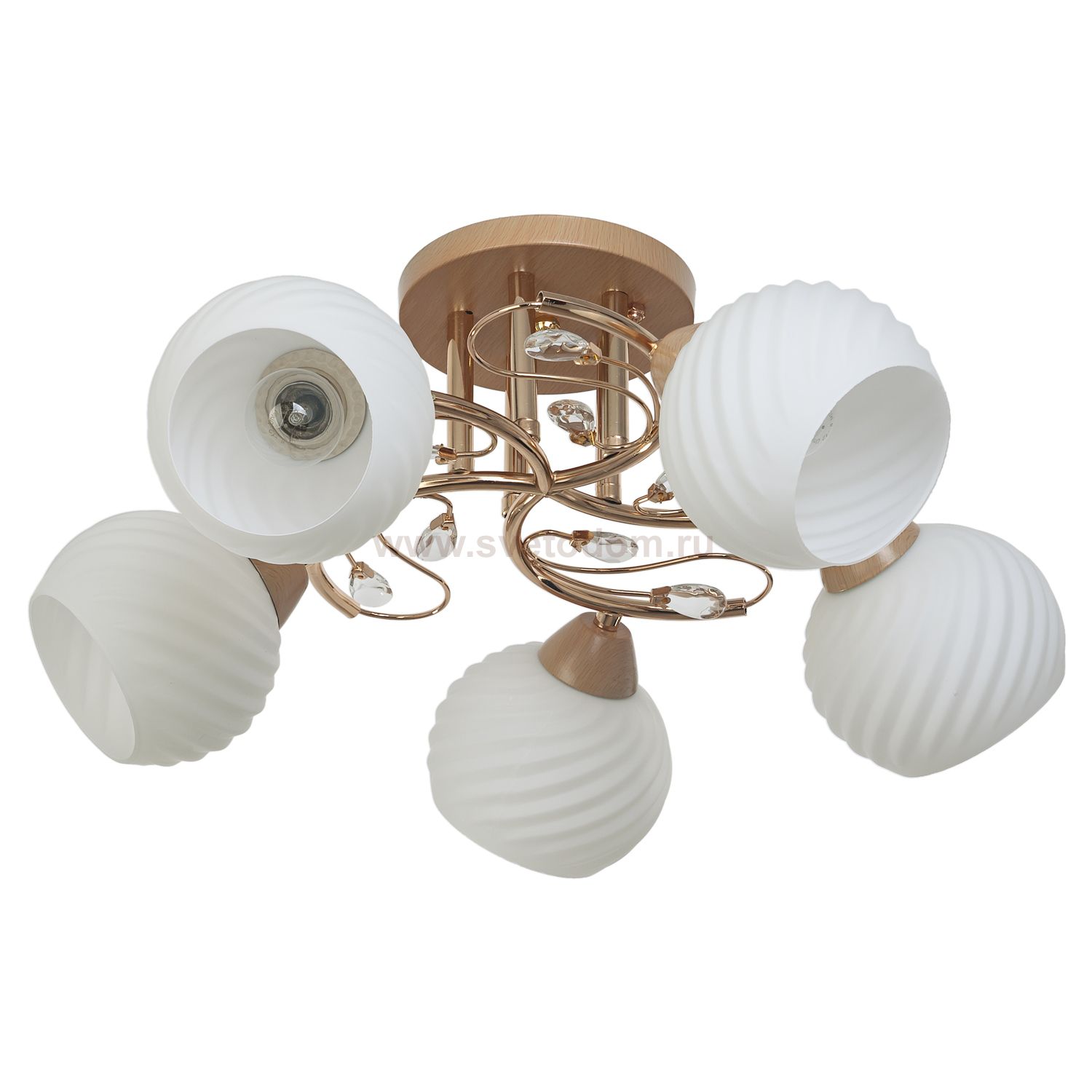 Светильник ЭкономСвет 51158/5FG WT