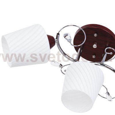 Люстра эконом Экономсвет 51166/3BK+CR WT