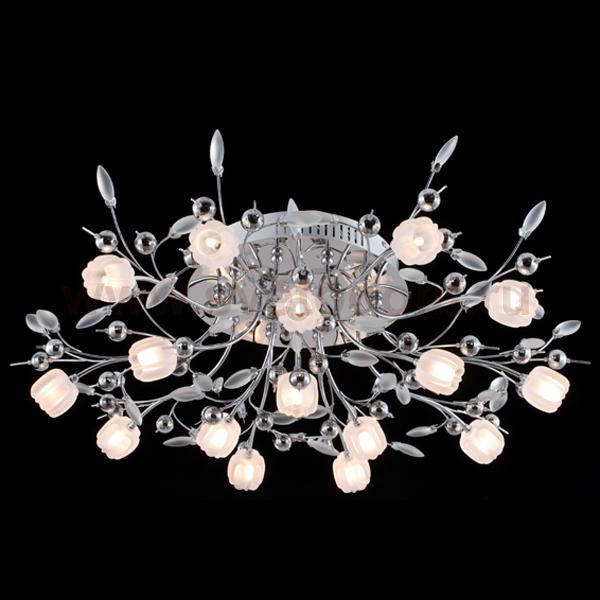 Люстра с подсветкой Eurosvet 5117/16 хром