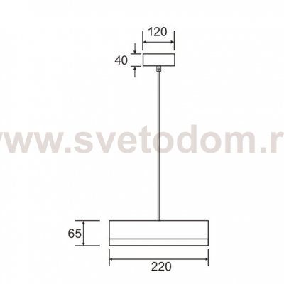 Подвесной светильник Divinare VASO 5119/33 SP-8