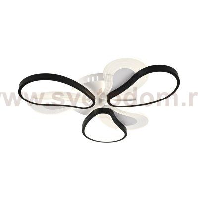 Потолочный светодиодный светильник 51209/3+3WT+BK Экономсвет