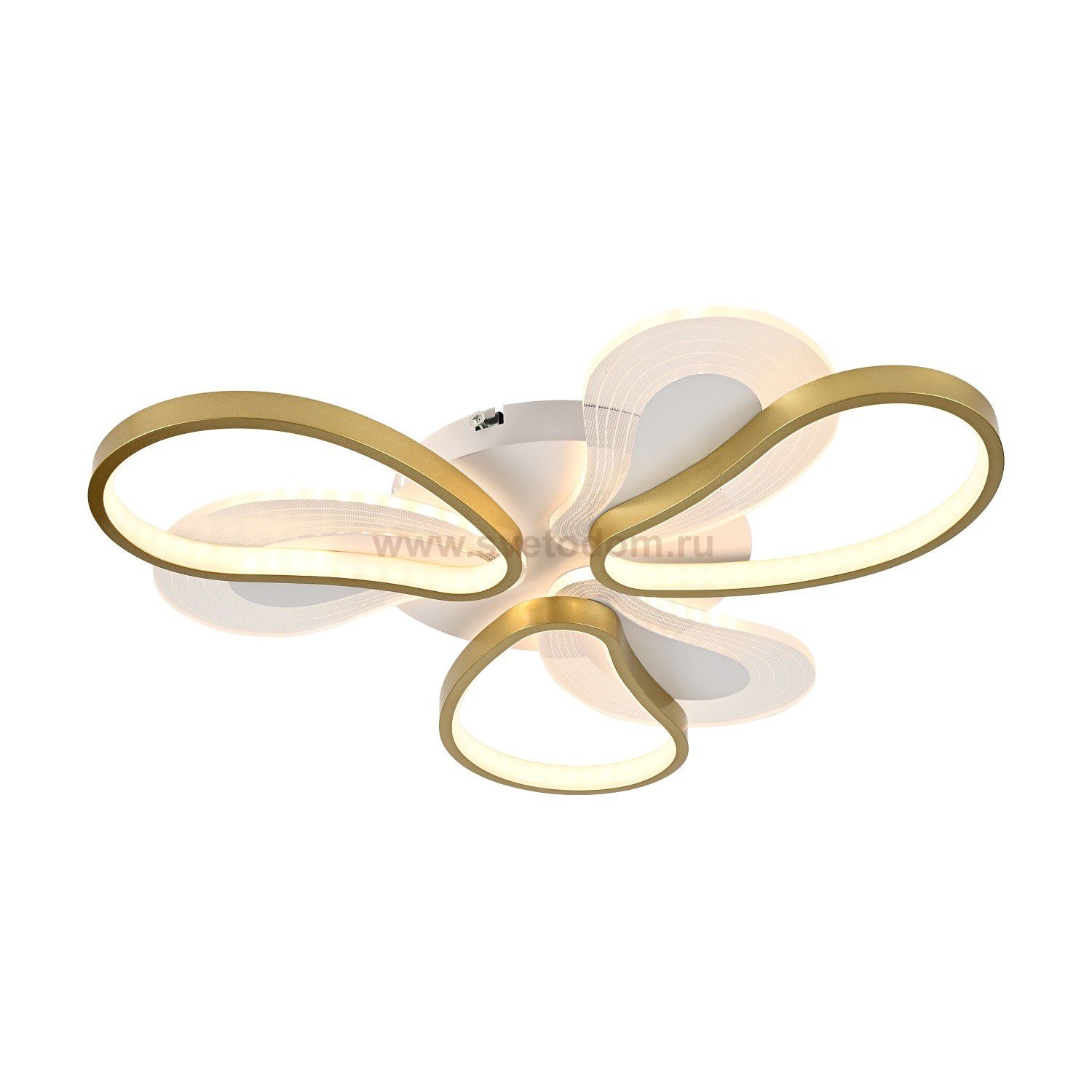 Потолочный светодиодный светильник 51209/3+3WT+GD Экономсвет