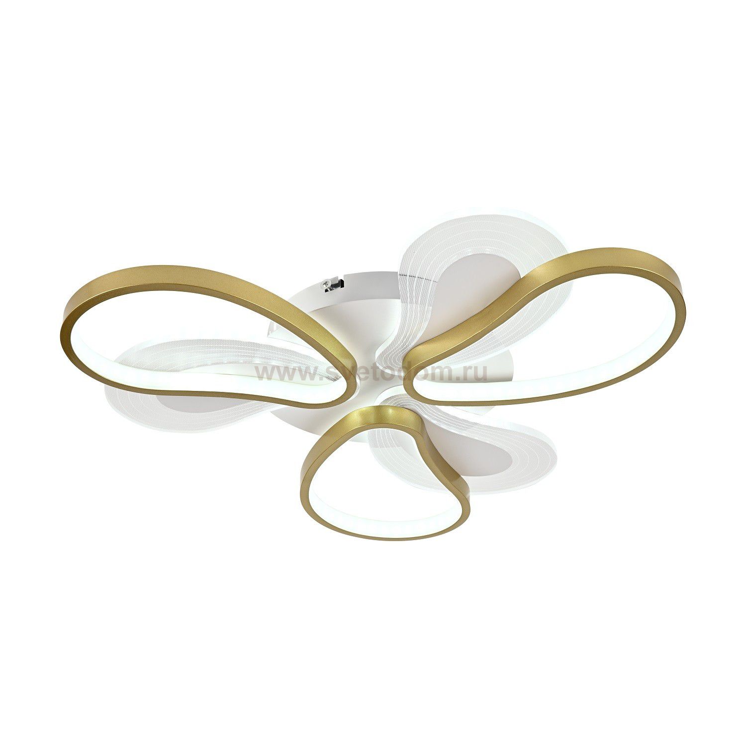 Потолочный светодиодный светильник 51209/3+3WT+GD Экономсвет