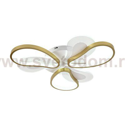 Потолочный светодиодный светильник 51209/3+3WT+GD Экономсвет