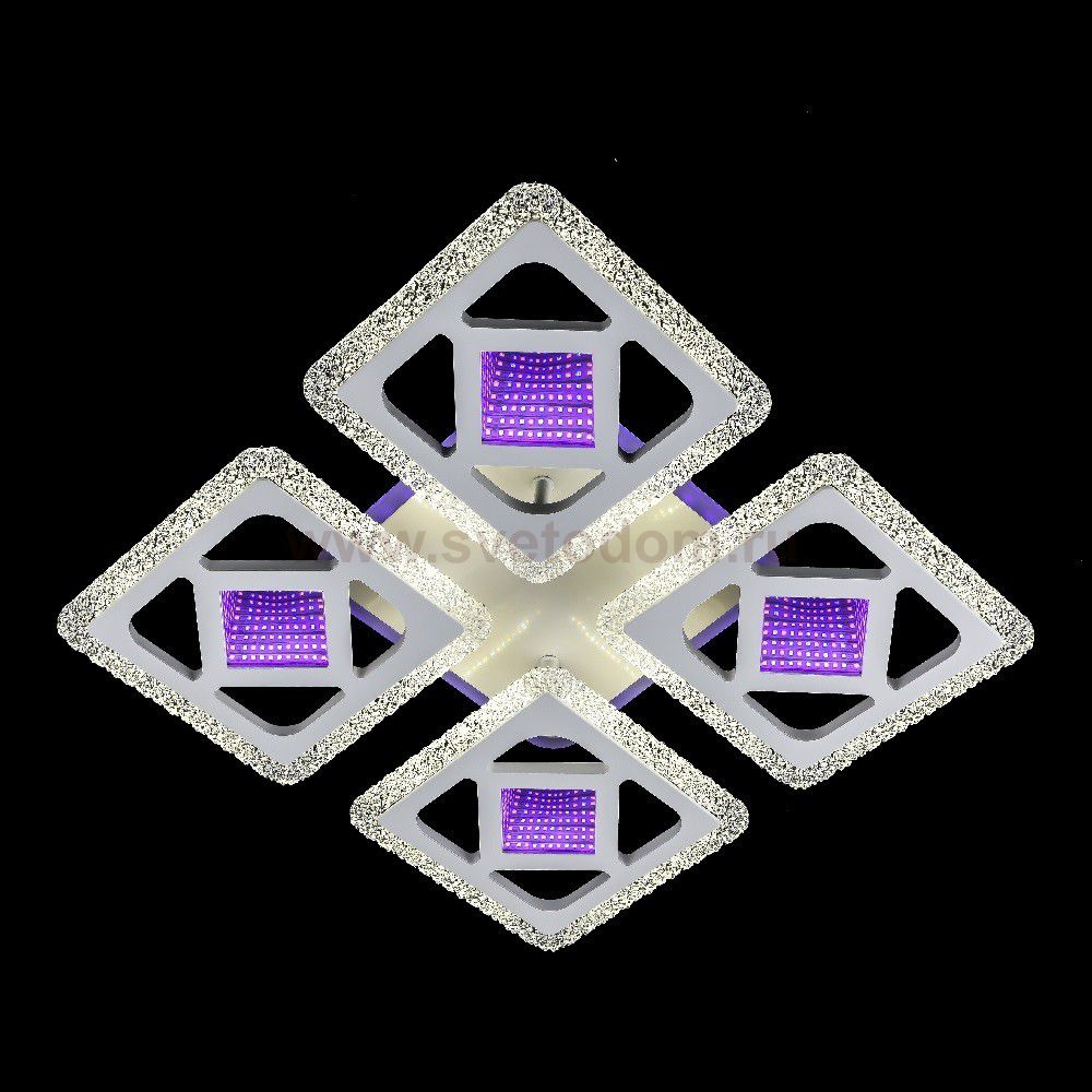 Потолочный светодиодный светильник 51244/4+1WT RBP+3D ЭкономСвет