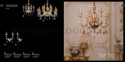 Светильник настенный Divinare 5125/07 AP-2 SIMONA