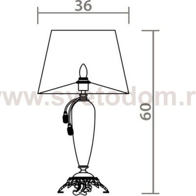 Светильник настольный Divinare 5125/11 TL-1 SIMONA