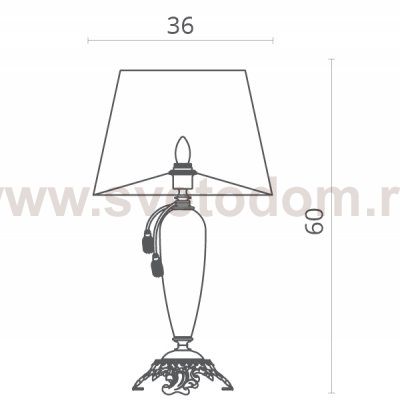 Светильник настольный Divinare 5125/12 TL-1 SIMONA