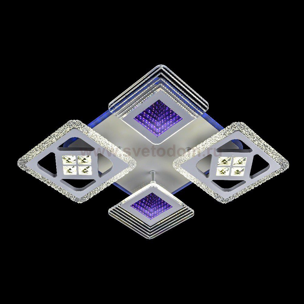 Потолочный светодиодный светильник 51253/4+1WT RBP+3D ЭкономСвет