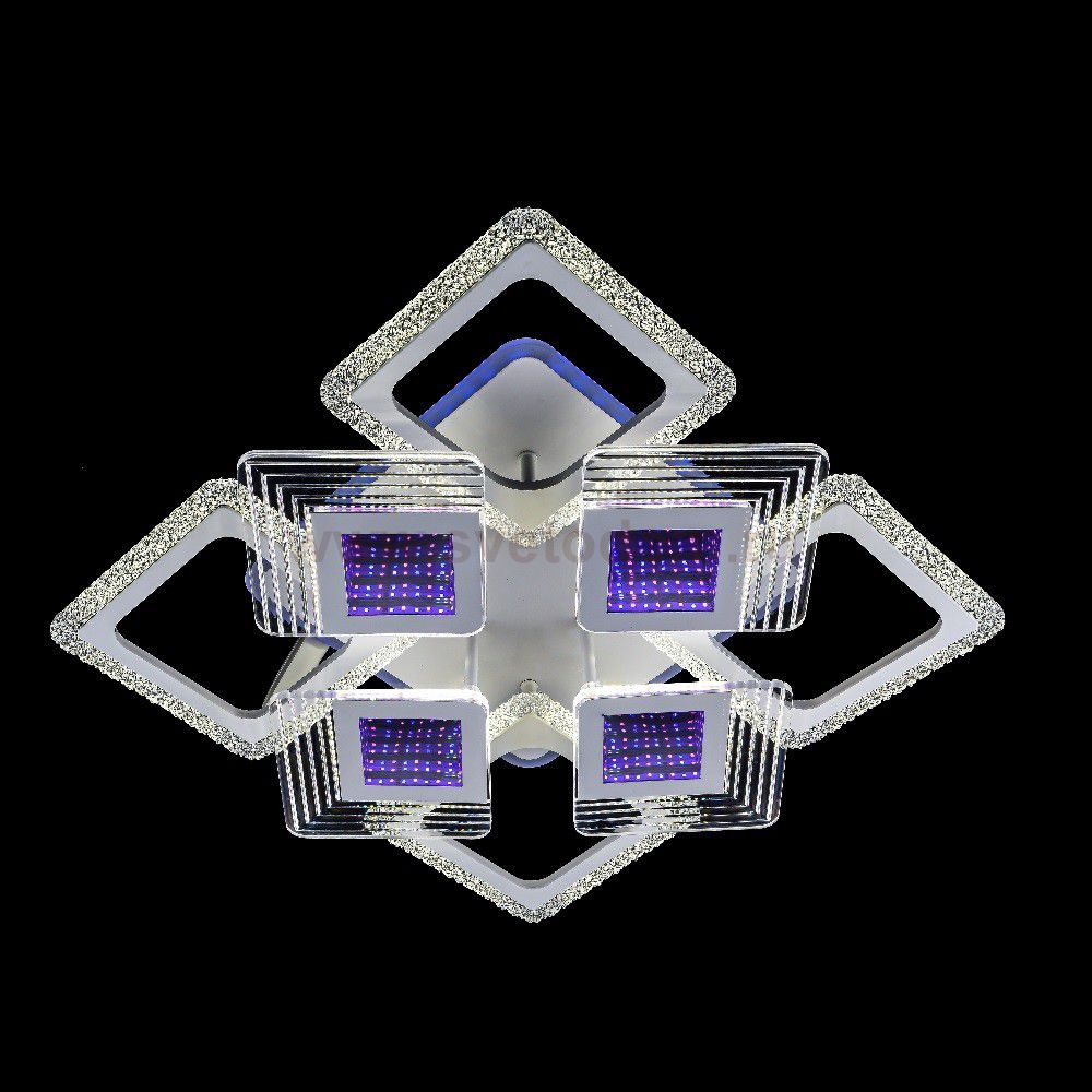 Потолочный светодиодный светильник 51254/8+1WT RBP+3D ЭкономСвет