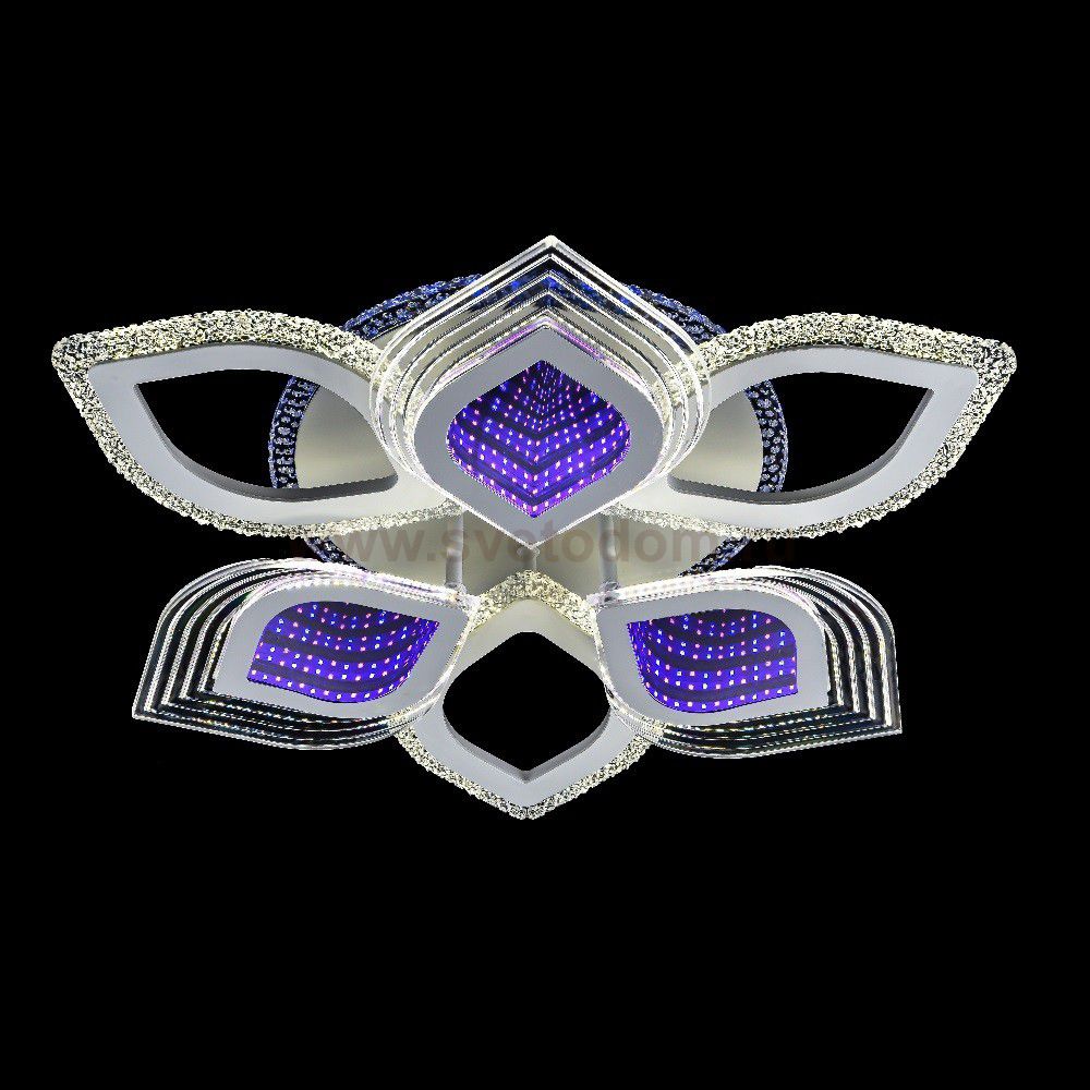 Потолочный светодиодный светильник 51256/6+1WT RBP+3D ЭкономСвет