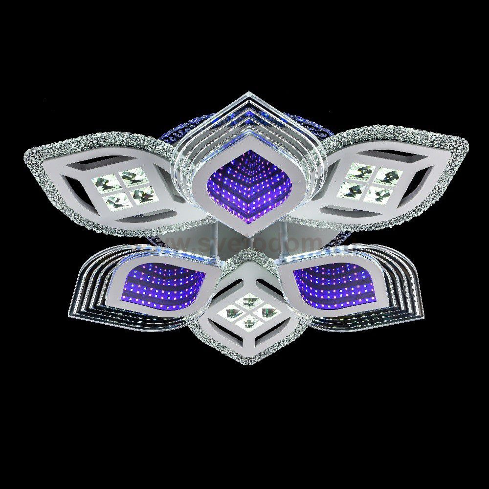 Потолочный светодиодный светильник 51257/6+1WT RBP+3D ЭкономСвет