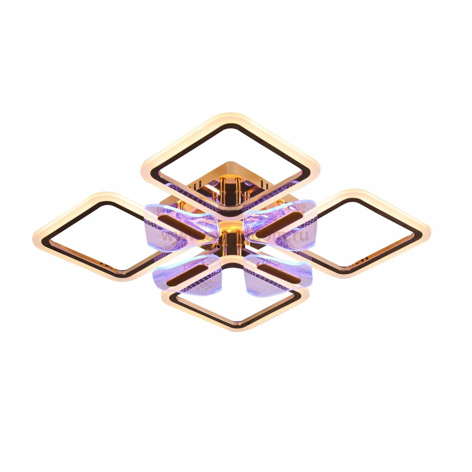 Люстра светодиодная 51276/4+4FGD Экономсвет