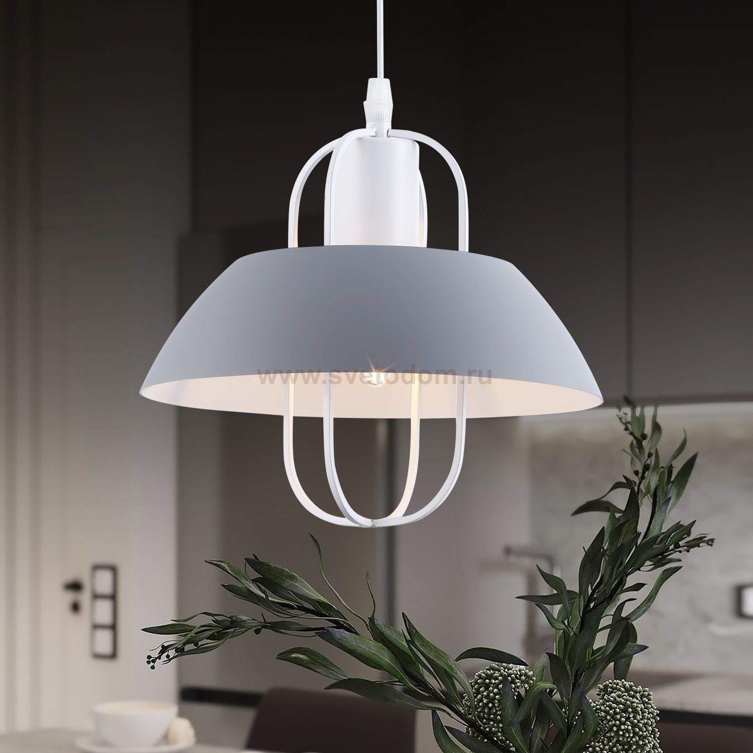 Светильник подвесной (подвес) Rivoli Mia 5135-201 1 х Е27 40 Вт лофт - кантри потолочный