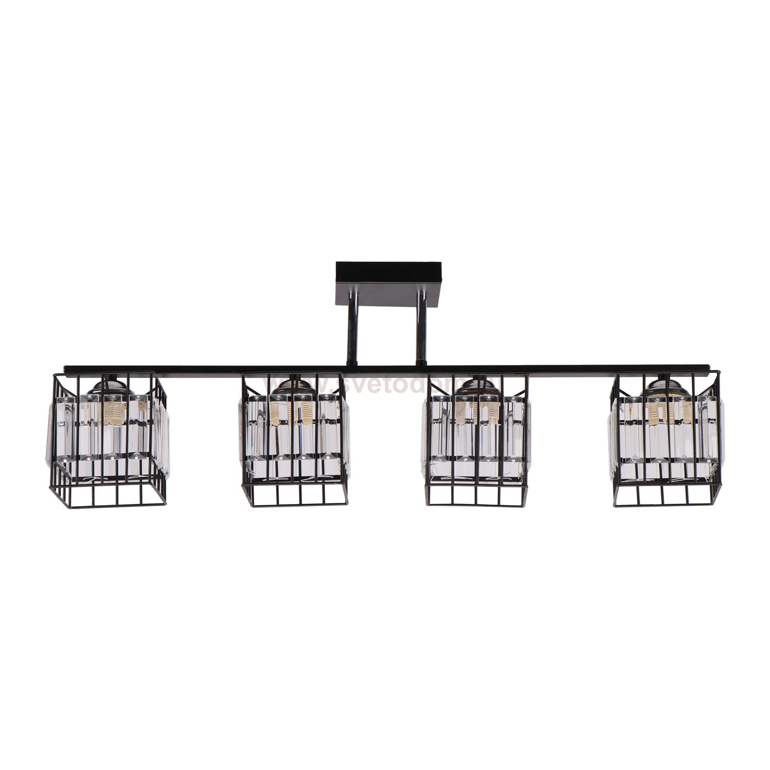 Люстра современная Экономсвет 51414/4BK+CR CL