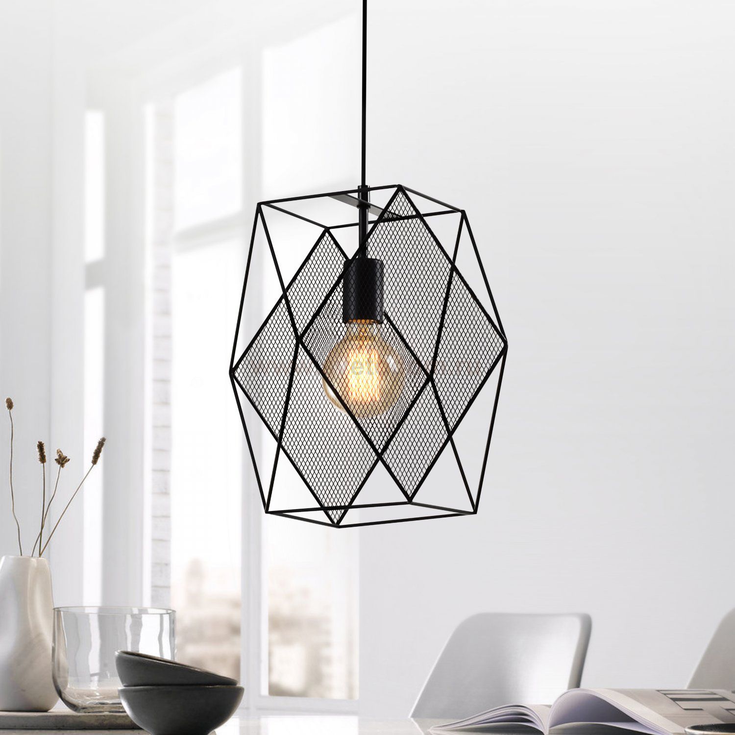 Светильник подвесной (подвес) Rivoli Esta 5143-201 1 х Е27 40 Вт лофт - кантри потолочный