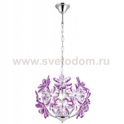 Люстра сиреневая Globo 5143 Purple