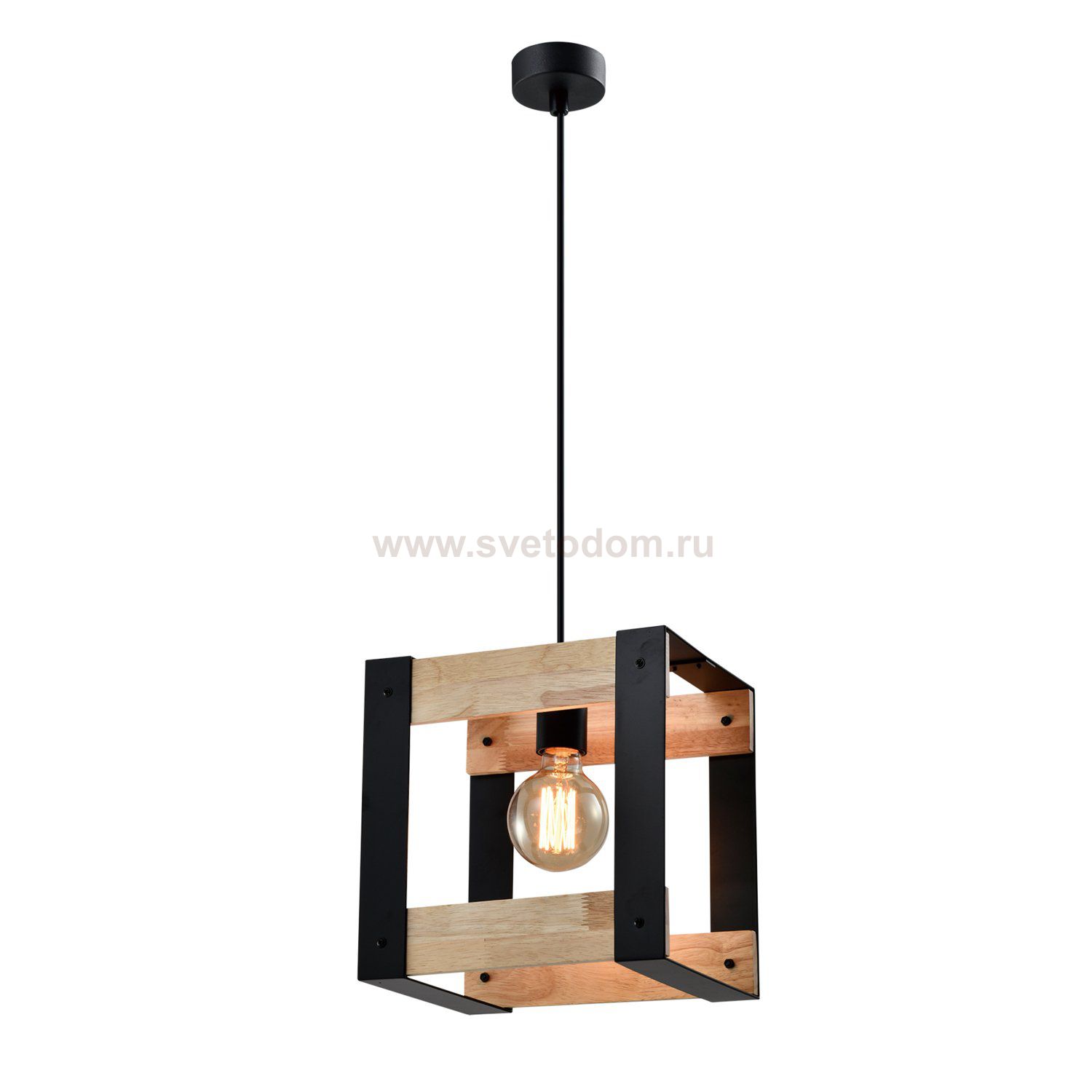 Светильник подвесной (подвес) Rivoli Eve 5144-201 1 х Е27 40 Вт лофт - кантри потолочный