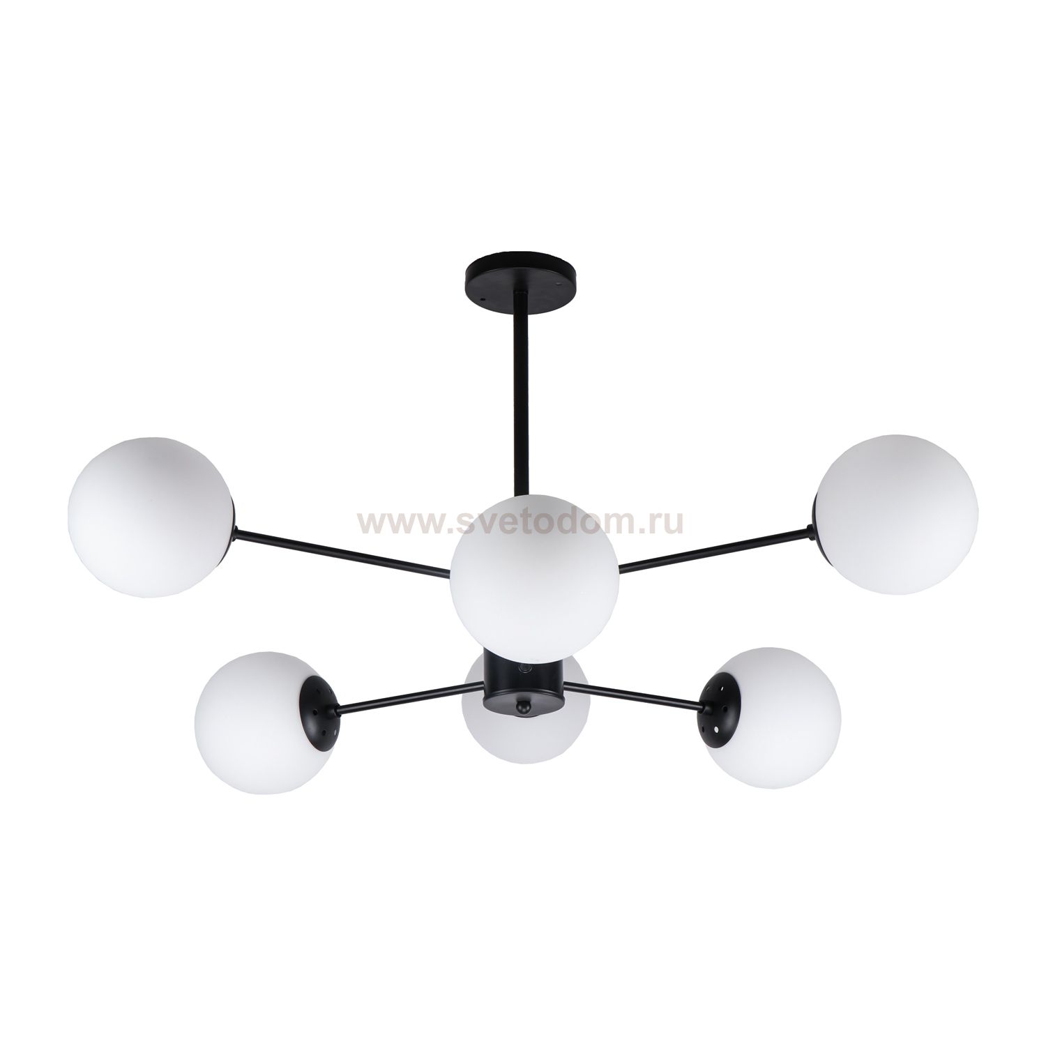 Потолочный светильник Экономсвет 51453/6BK WT