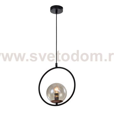 Светильник подвесной (подвес) Rivoli Misericordia 5147-201 1 х Е14 40 Вт черный/медь лофт - кантри потолочный
