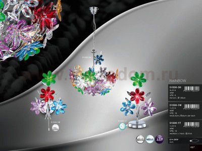 Люстра для детской Globo 51530-3 Rainbow