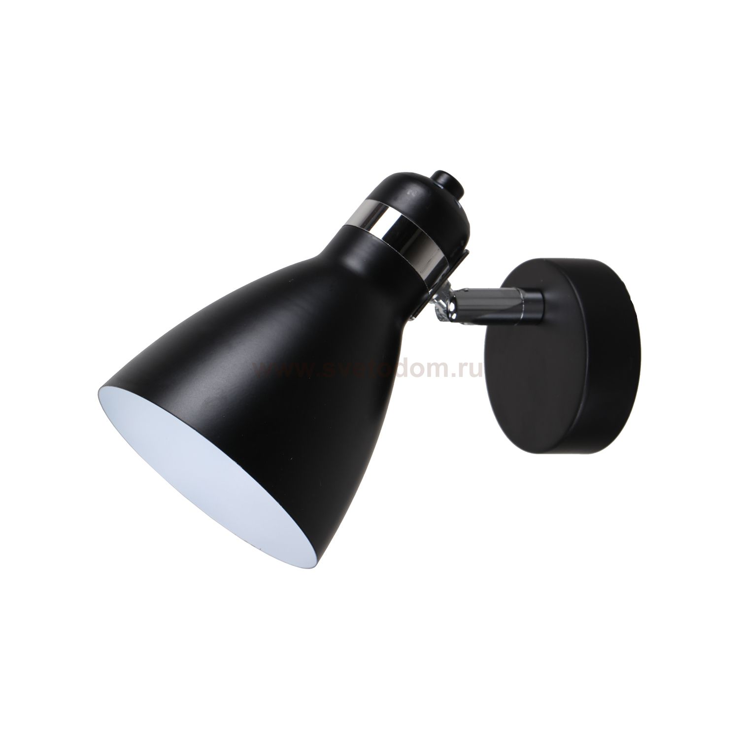 Спот настенный Экономсвет 51571/1wBK+CR BK