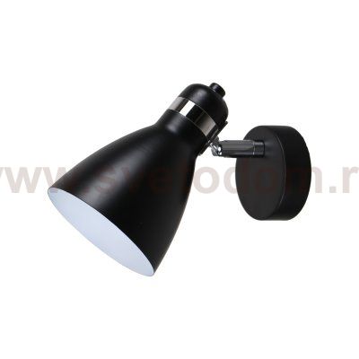 Спот настенный Экономсвет 51571/1wBK+CR BK