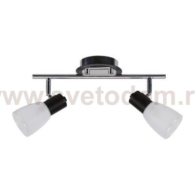 Спот потолочный 51629/2CR+BK WT ЭкономСвет