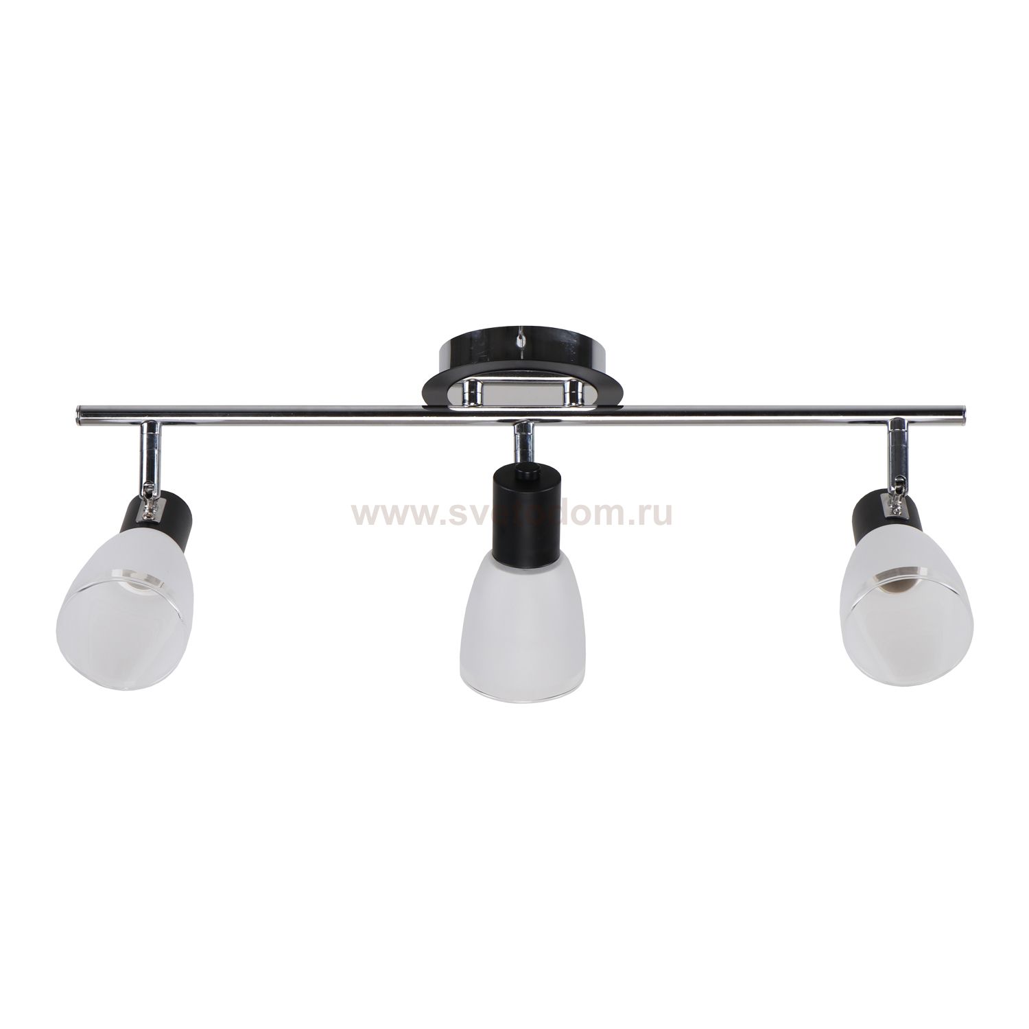 Спот потолочный Экономсвет 51629/3CR+BK WT