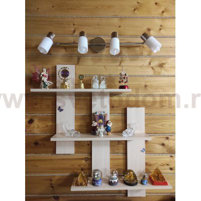 Спот потолочный 51629/2CR+BK WT ЭкономСвет