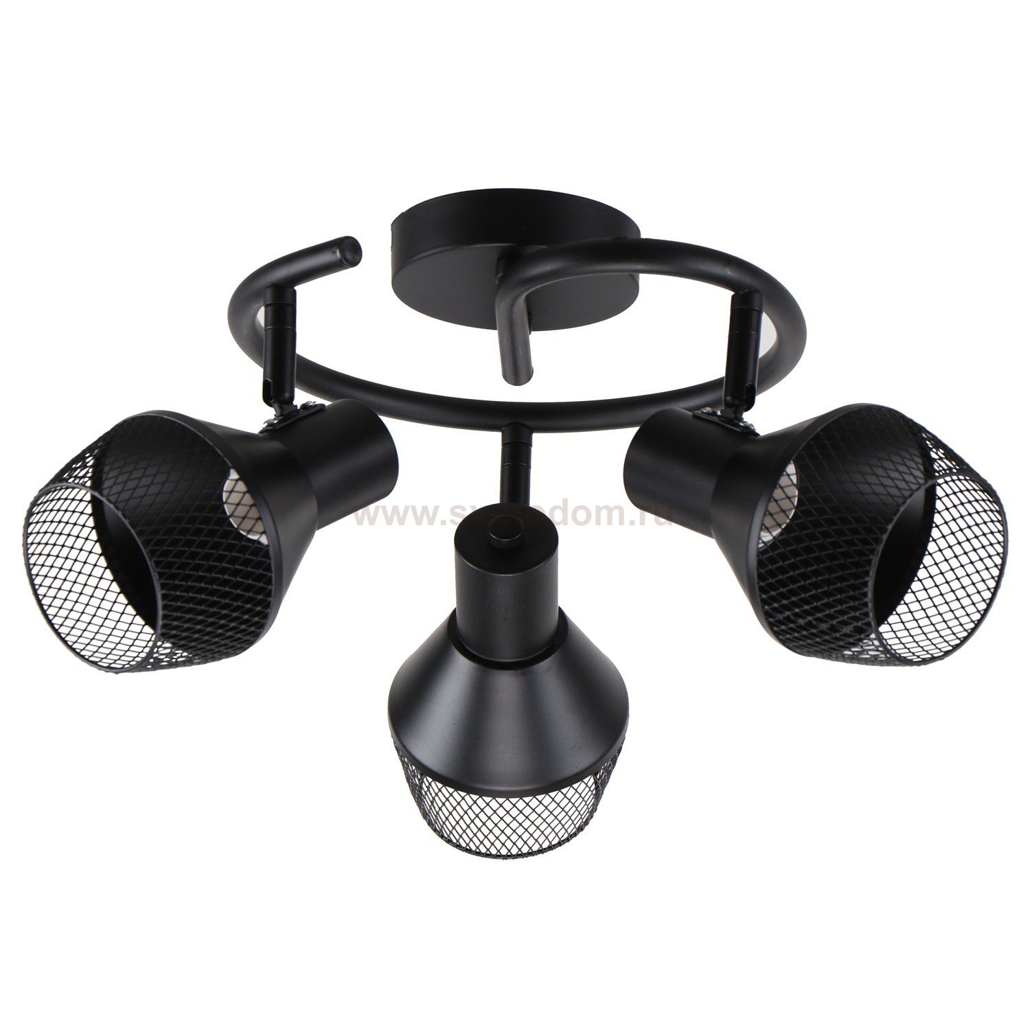 Спот потолочный Экономсвет 51631/3BK BK